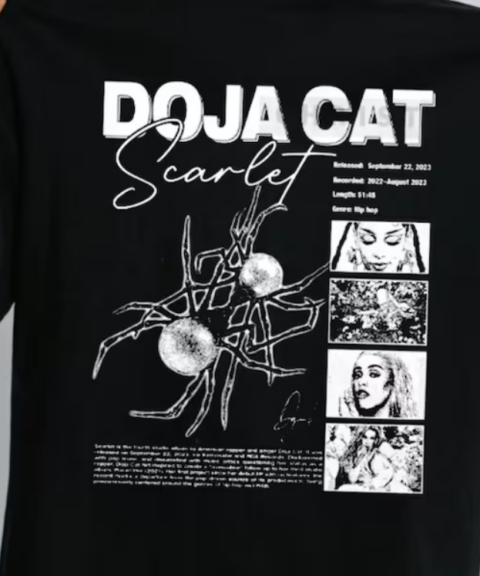 Doja Cat Scarlet Shirt black version