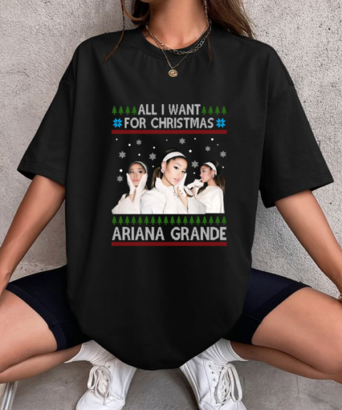 Ariana Grande Christmas Sweatshirt, T-shirt, Hoodie