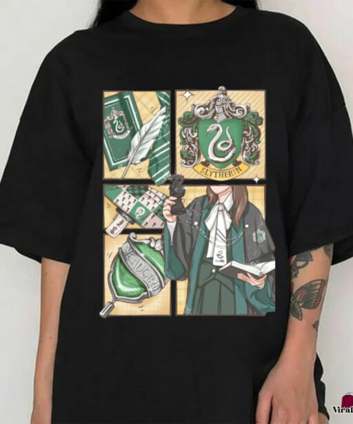 Harry Potter Slytherin Combo Shirt