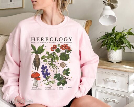 Herbology Plants Howard School Of the Witchcraft An Wizardry Harry Potter Sweatshirt, Harry Potter Merchandise