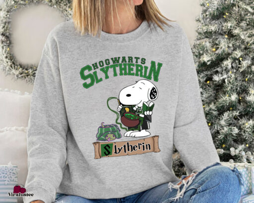 Hogwarts 4 House Snoopy Harry Potter Sweatshirt