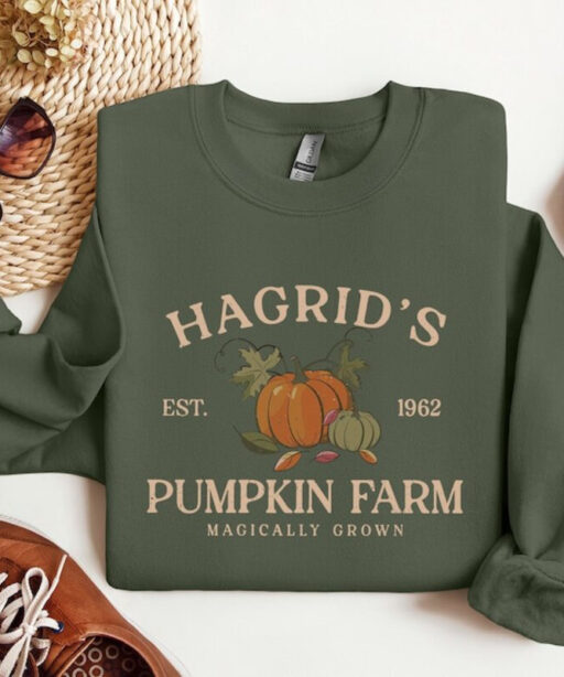 Magical Harry Potter Hagrid's Pumpkin Patch Sweatshirt,Fall Pumpkin Patch Shirt