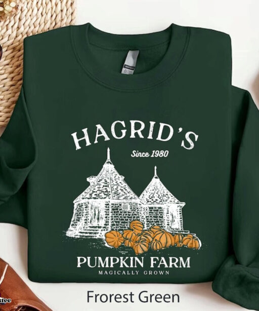 Magical Harry Potter Hagrid's Pumpkin Patch Sweatshirt, Pumpkin Patch Shirt, Fall Sweatshirt, HP Fan Gift