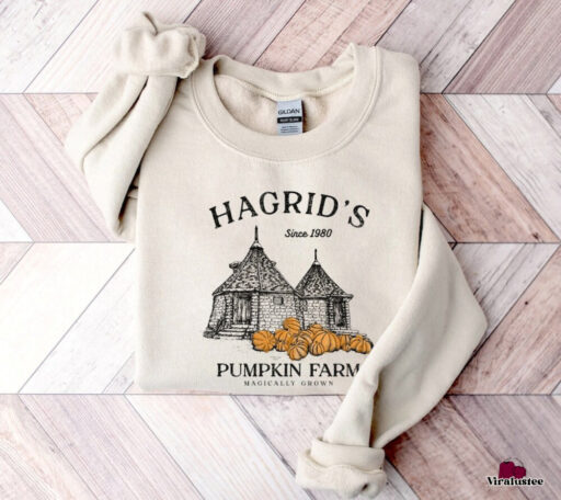 Magical Harry Potter Hagrid's Pumpkin Patch Sweatshirt, Pumpkin Patch Shirt, Fall Sweatshirt, HP Fan Gift