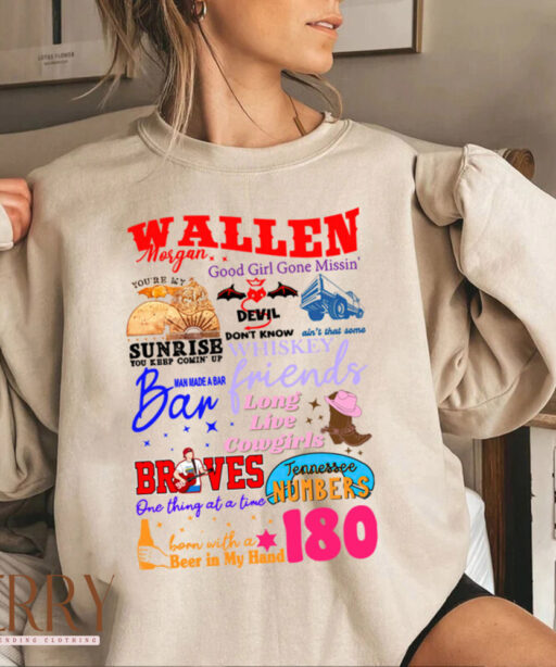 Morgan Wallen Top Songs T Shirt