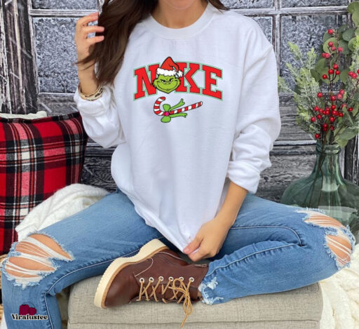 The Funny Grinch Nike Christmas Sweatshirt