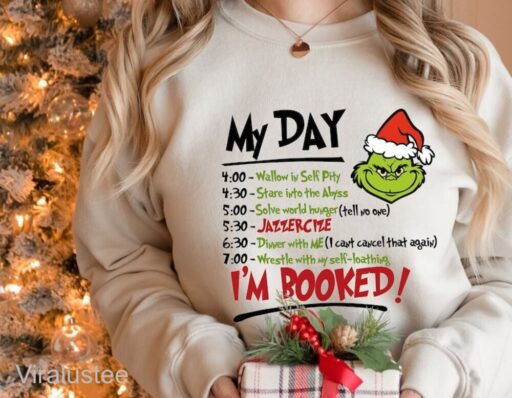 The Grinch Christmas Schedule Funny Sweatshirt