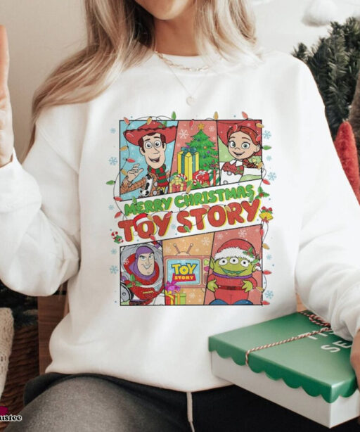 Vintage Disney Toy Story Disneyland Christmas Sweatshirt