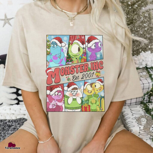 Vintage Monsters Inc Disneyland Christmas Sweatshirt