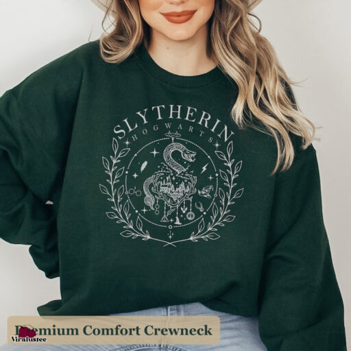 Vintage Wizard Hogwarts House Sweatshirt, Harry Potter Wizard School Shirt