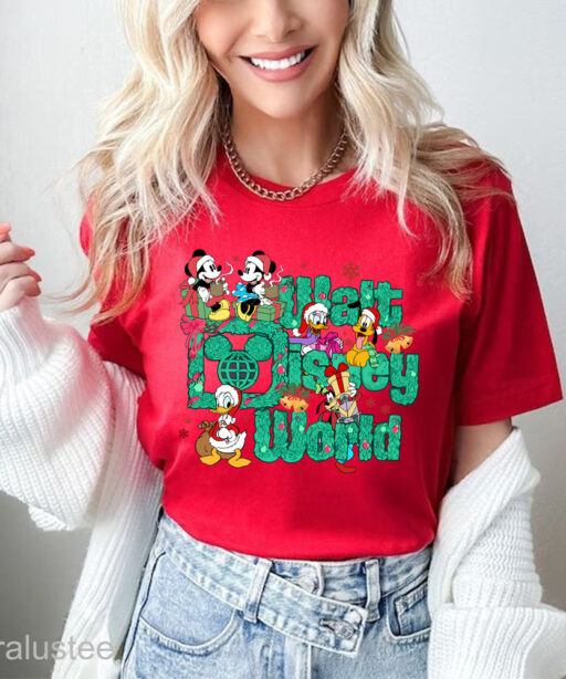 Mickey and Friends Walt Disney World Christmas Shirt