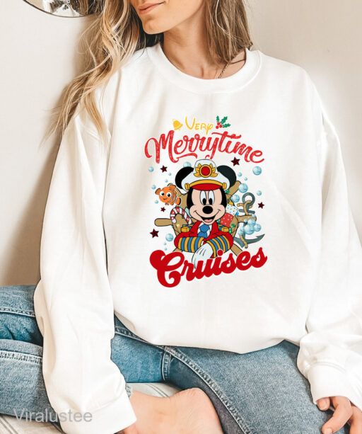 Disney Character Very Merrytime Cruises Sweatshirt