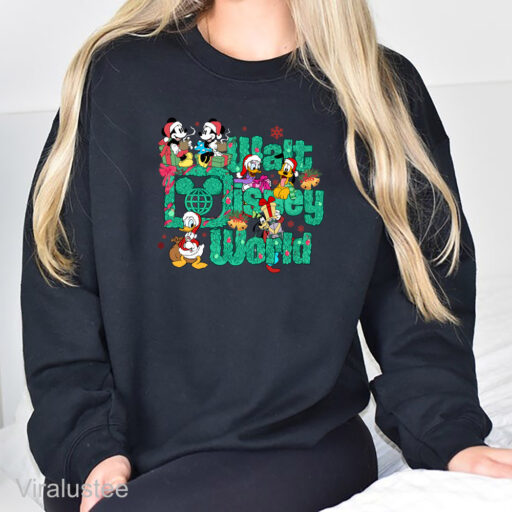 Mickey and Friends Walt Disney World Christmas Shirt