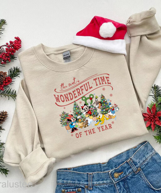 Vintage Mickey and friends Christmas Shirt