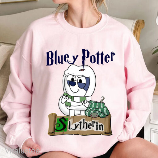 Bluey Potter Slytherin Sweatshirt