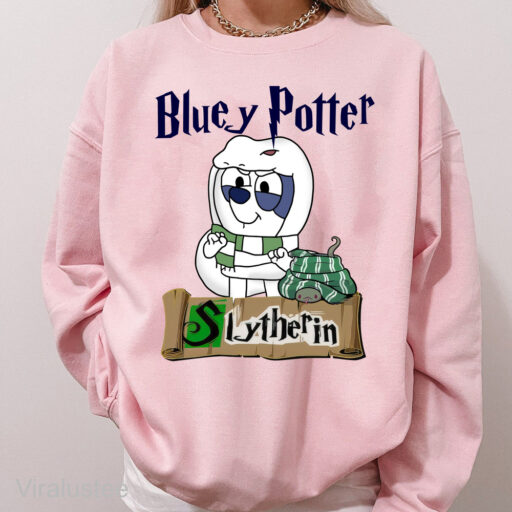 Bluey Potter Slytherin Sweatshirt