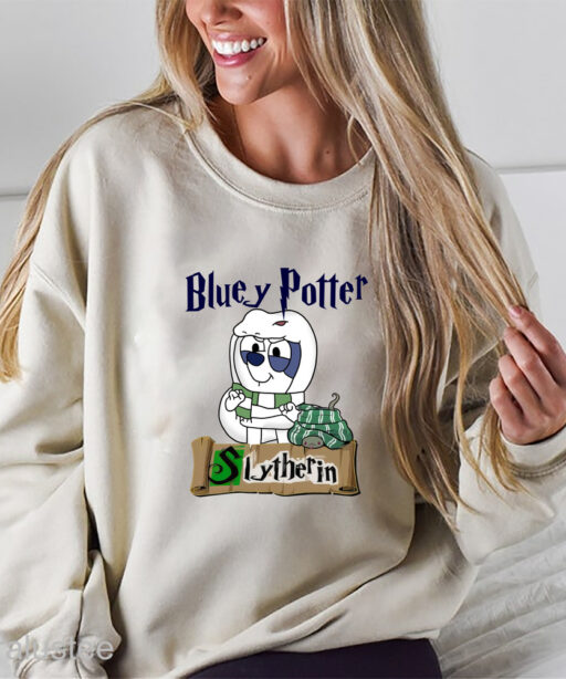 Bluey Potter Slytherin Sweatshirt