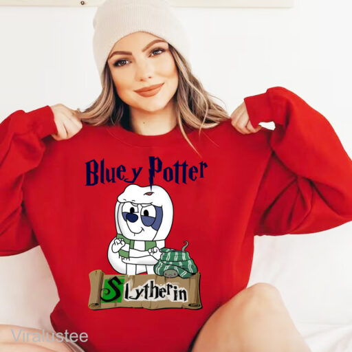 Bluey Potter Slytherin Sweatshirt