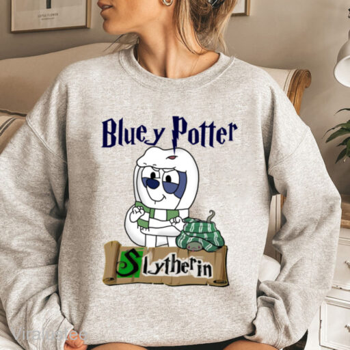 Bluey Potter Slytherin Sweatshirt