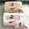 Cheap Nike Grinch Embroidered Sweatshirt , Grinch Couple Sweatshirt