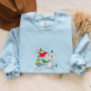 Christmas Snoopy Embroidery Sweatshirt