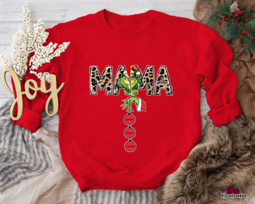 Custom Mama Grinch Sweatshirt