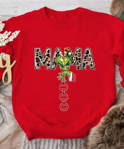 Custom Mama Grinch Sweatshirt