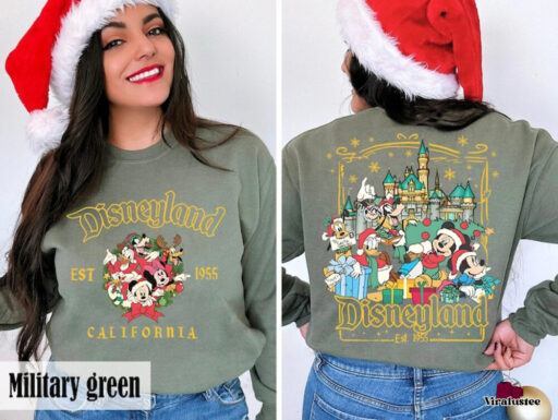 Disneyland Mickey and Friends Christmas Sweatshirt