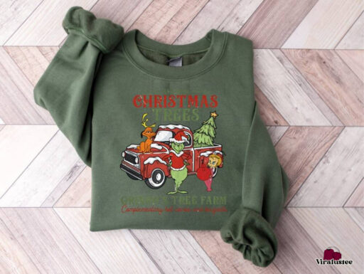 Grinch Christmas Sweatshirt