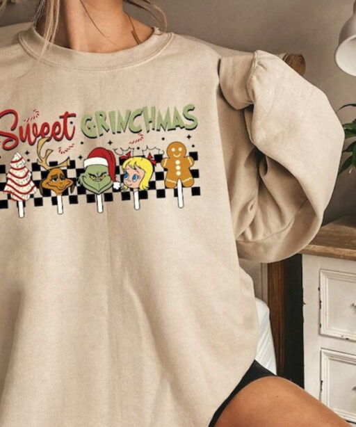 Grinch Sweet Christmas Sweatshirt