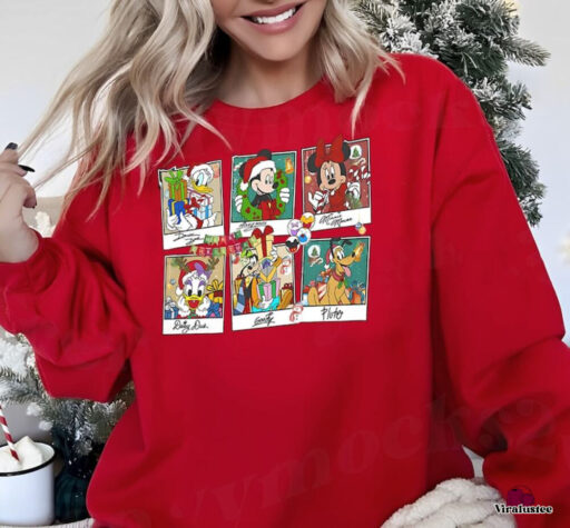 Mickey And Friends Selfie Disney Christmas Shirt