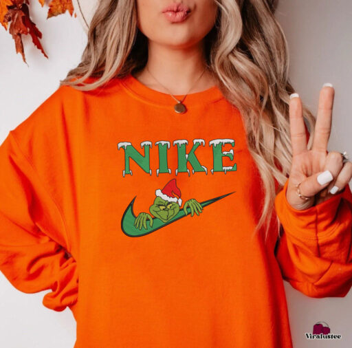 Nike Grinch Emboired Sweatshirt