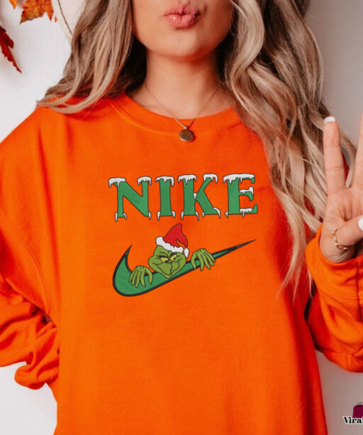 Nike Grinch Emboired Sweatshirt