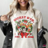 Retro Disney Mickey And Friends Christmas Shirt