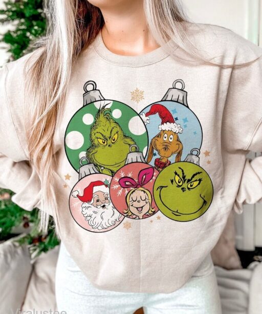 Retro Grnichmas Christmas Sweatshirt