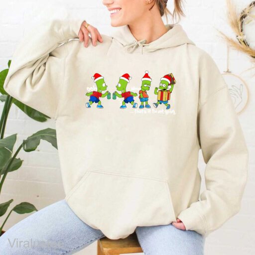 Simpson Grinch Christmas Sweatshirt