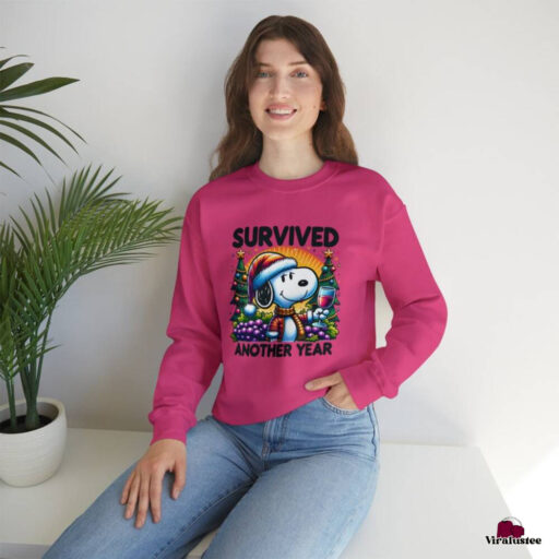 Snoopy Survives Another Year Unisex Heavy Blend Sweatshirt