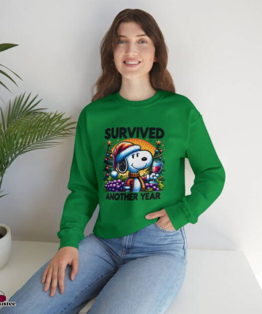 Snoopy Survives Another Year Unisex Heavy Blend Sweatshirt