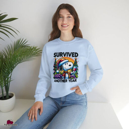 Snoopy Survives Another Year Unisex Heavy Blend Sweatshirt