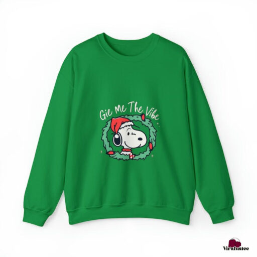 Snoopy Xmas Embroidered Sweatshirt