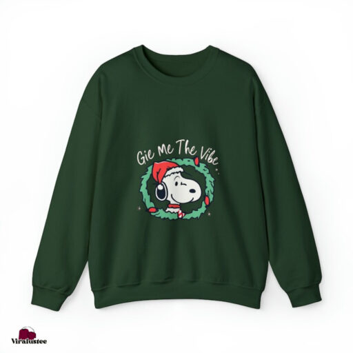 Snoopy Xmas Embroidered Sweatshirt