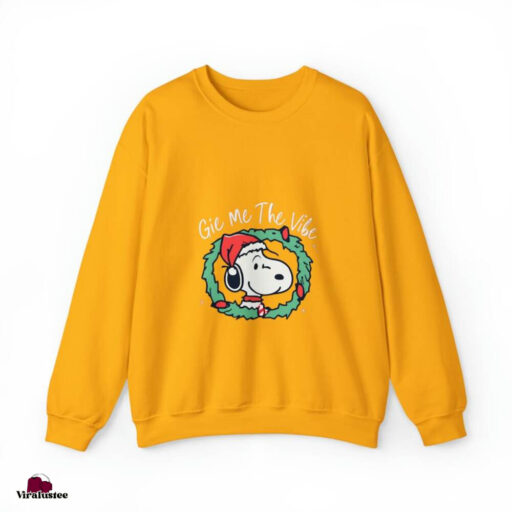 Snoopy Xmas Embroidered Sweatshirt