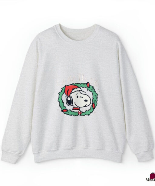 Snoopy Xmas Embroidered Sweatshirt