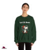 Snoopy Yellowstone Xmas Embroidered Crewneck Sweatshirt