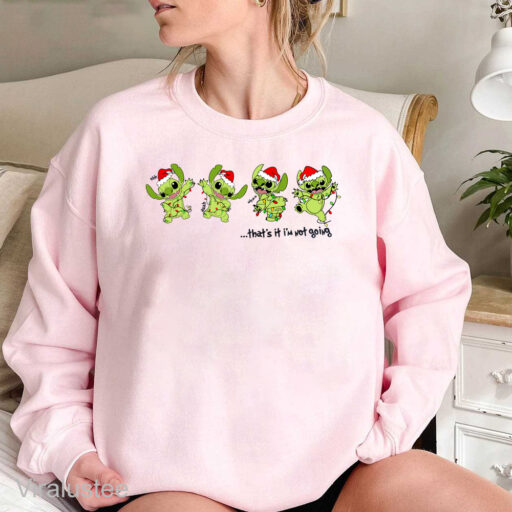 Stitch Grinch Christmas Sweatshirt