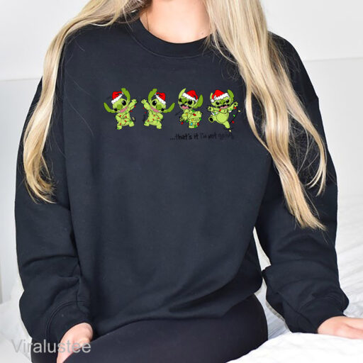 Stitch Grinch Christmas Sweatshirt