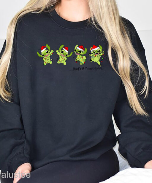 Stitch Grinch Christmas Sweatshirt