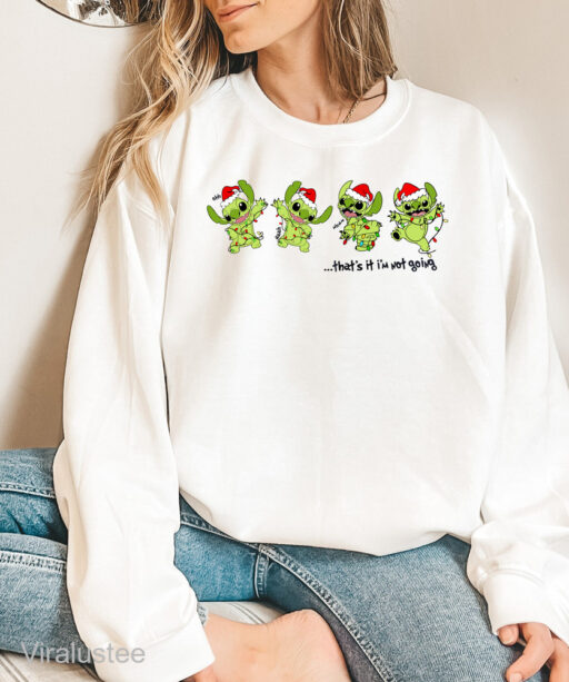 Stitch Grinch Christmas Sweatshirt