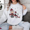 The Peanuts Snoopy Charlie Woodstock Christmas Sweatshirt