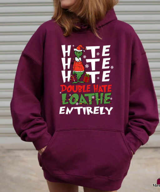 Vintage Hate Hate Hate Double Hate Loathe Entirely Sweatshirt